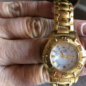 Gold tone Anne Klein watch